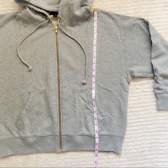NWT J. Crew university terry zip-up hoodie - Picture 10 of 11
